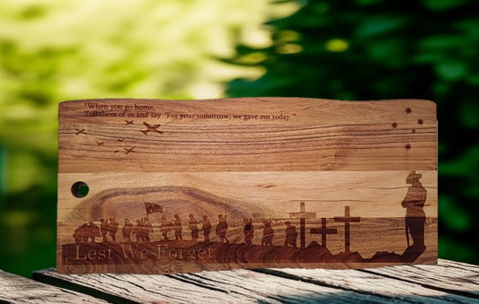 Acacia Serving Board Memorial