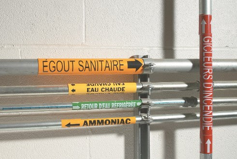 Pipe identification Marking