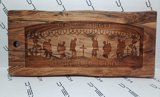 Acacia Serving Board Remembrance Honour