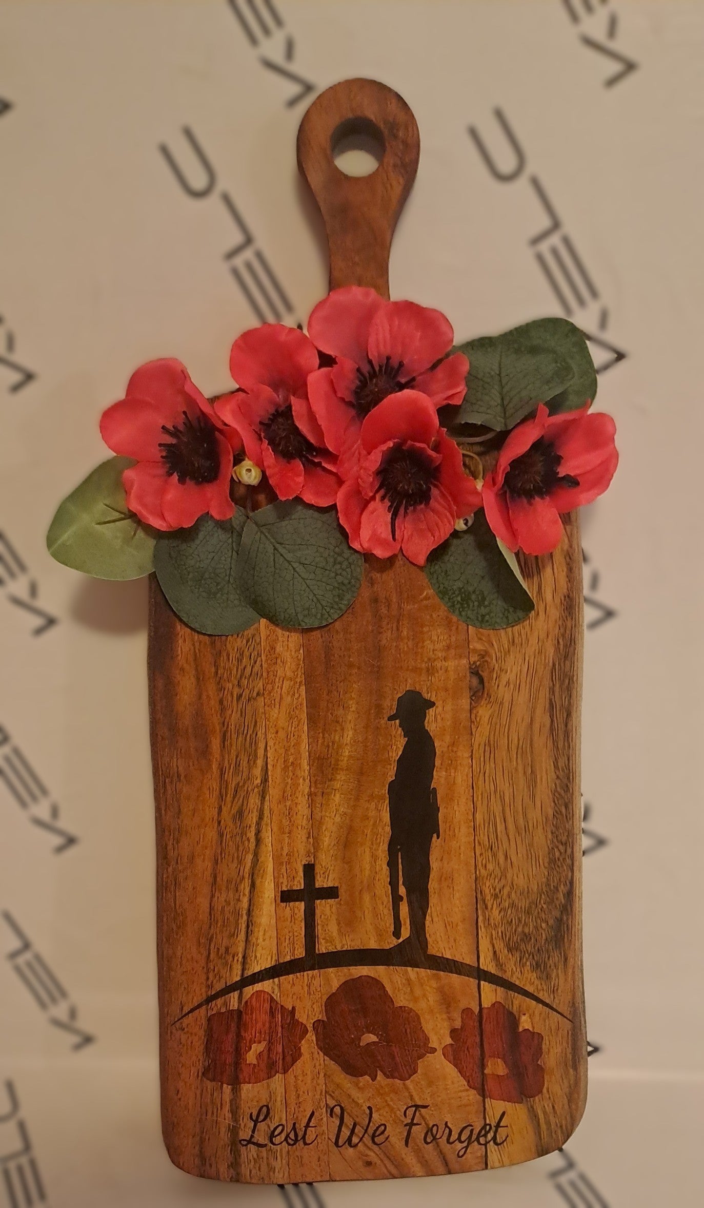 Acacia Serving Board Anzac Day