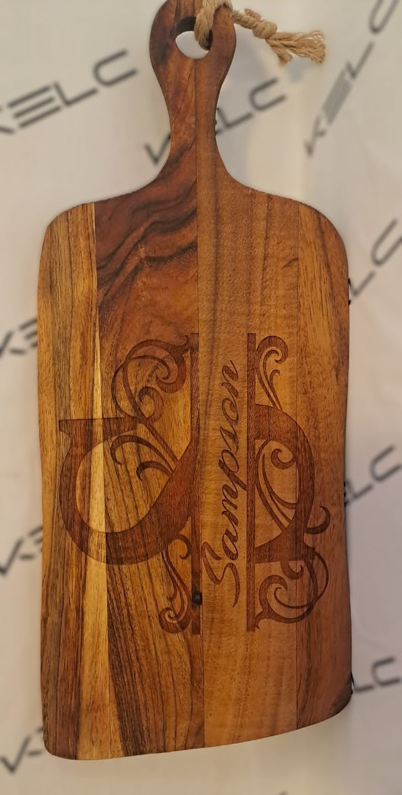 Acacia Serving Board Family Tree