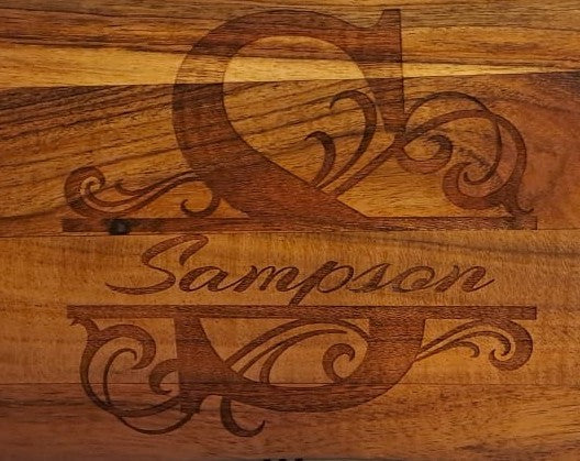 Acacia Serving Board Family Tree